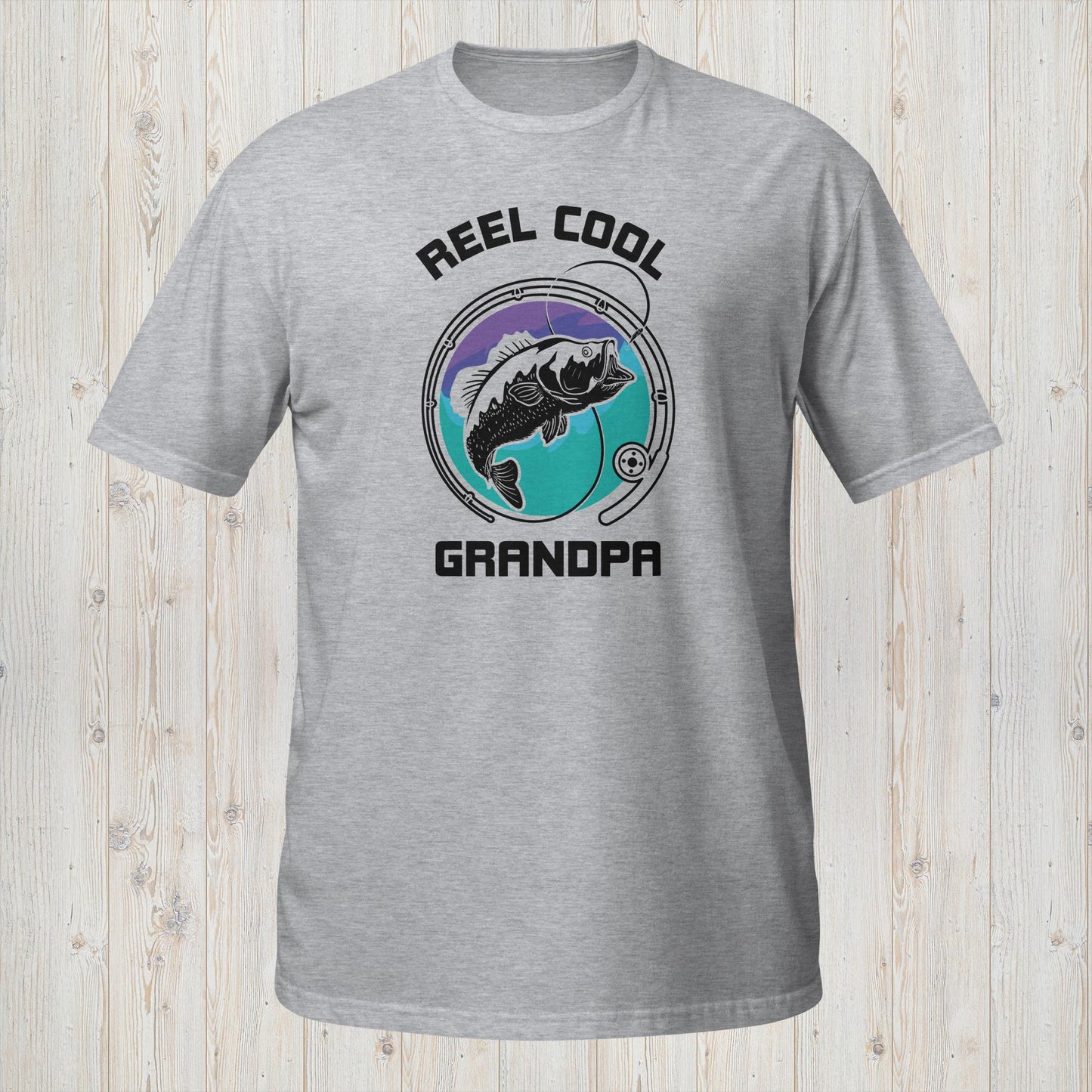 Reel Cool Grandpa Tee - A Fishing-Inspired Grandfather Shirt