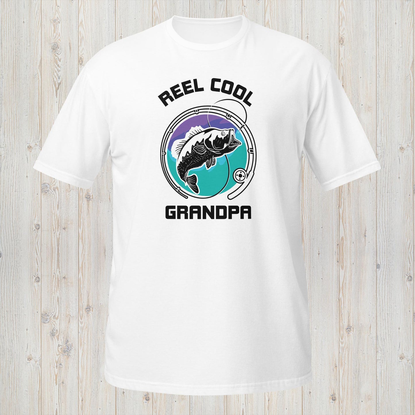 Reel Cool Grandpa Tee - A Fishing-Inspired Grandfather Shirt
